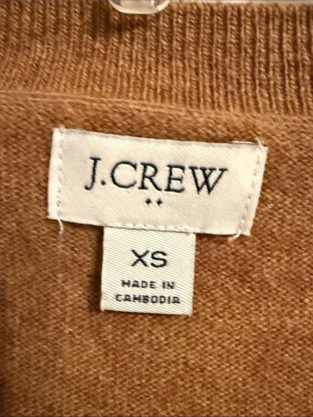 J Crew Wool Blend Tunic Sweater Brown Size XS